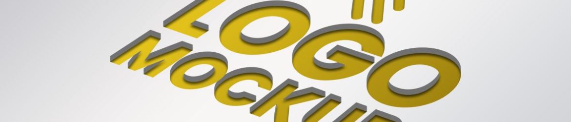 Plastic Cutout Logo Mockup Plastic Cutout Logo Mockup