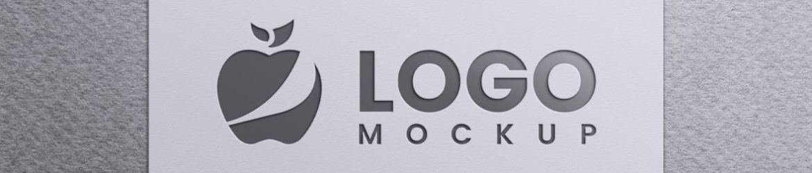 Plate Engraved Logo Mockup