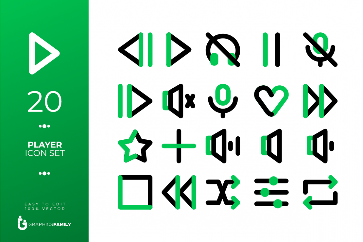 Player icon set