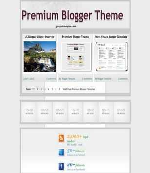 Premium Blogger Theme
