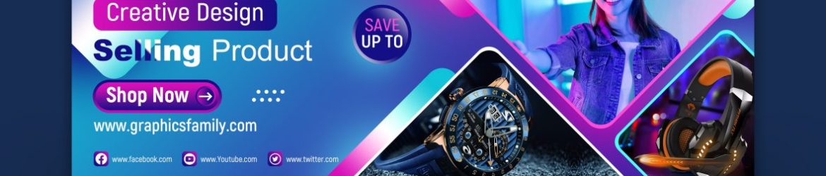Product Sale Facebook Cover Design PSD
