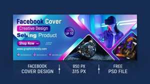 Product Sale Facebook Cover Design PSD