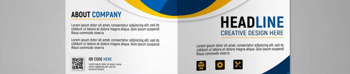 Professional Bifold Brochure Design Template