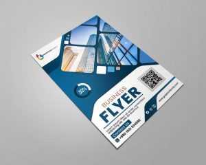 Professional Blue with White Business Flyer Design