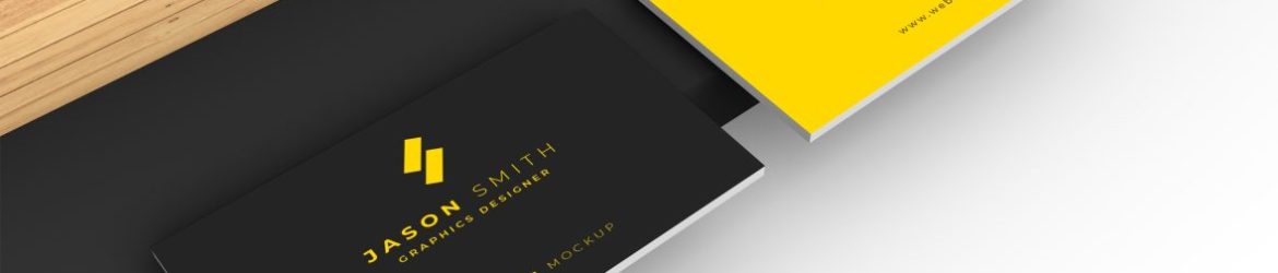 Professional Business Card Mockup on Modern Desk