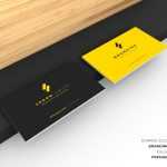 Professional Business Card Mockup on Modern Desk - Download Grátis Professional Business Card Mockup on Modern Desk