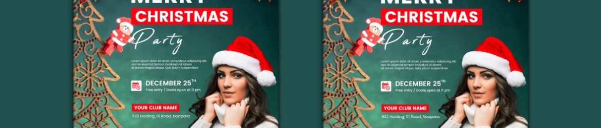 Professional & Creative Christmas Flyer Template Design