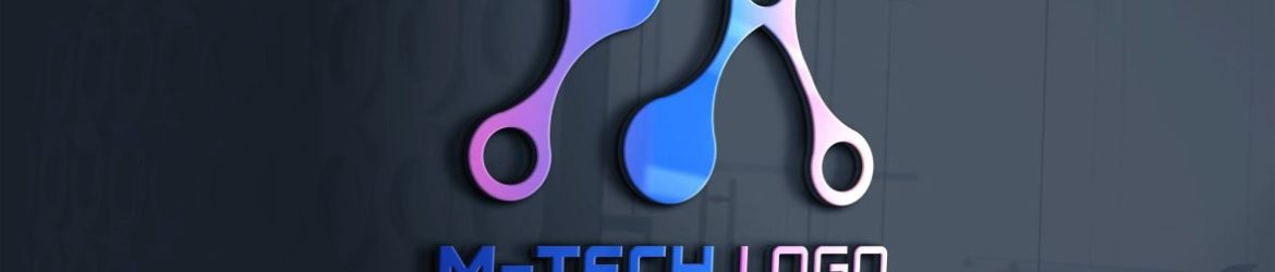 Professional Letter M Tech Logo Design