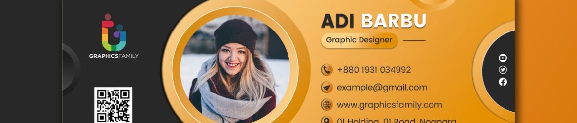 Professional Round Email Signature Design