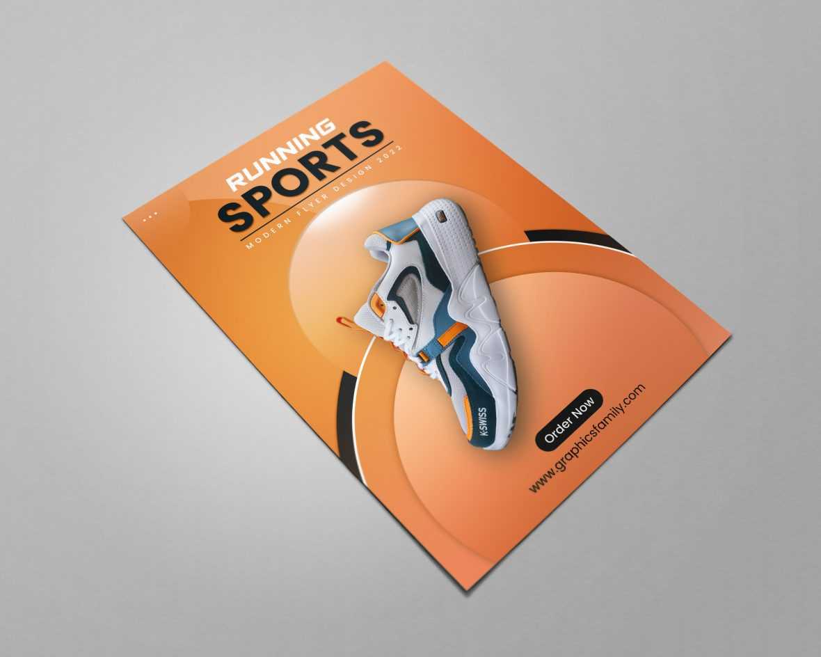 Professional Shoes A4 Flyer Design