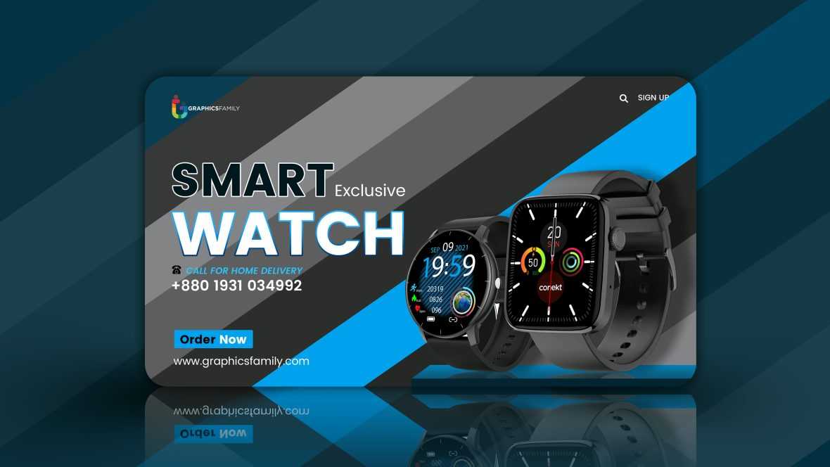 Promo Ecommerce Website Banner Design