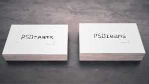 PSD Business Card Mockup