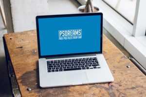 PSD Mockup MacBook on the Desk