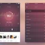 Radio iOS 7 App UI