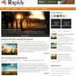 Rapidy 2 Columns - Template para Blogger Rapidy 2 Columns