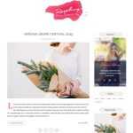Raspberry Light - Template para Blogger Raspberry Light