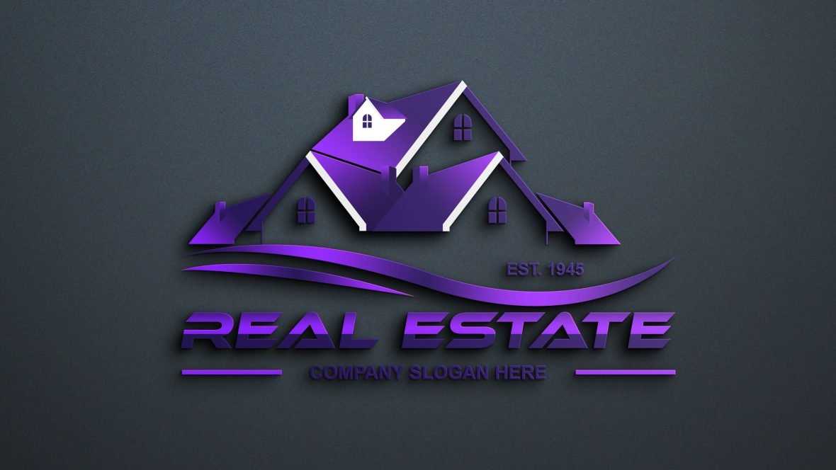 Real Estate Company Logo Design Template