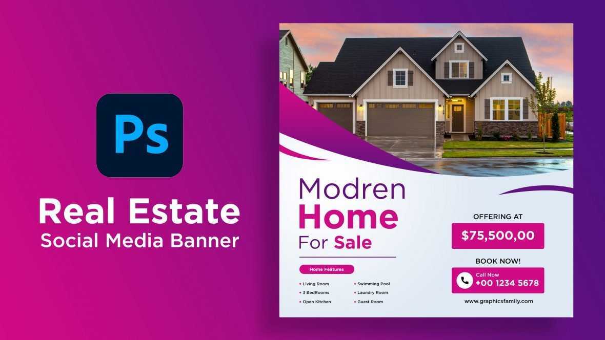 Real Estate Company Social Media Graphic Design