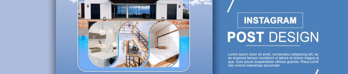 Real estate house property Instagram post or square web banner template Real estate house property Instagram post or square web banner template
