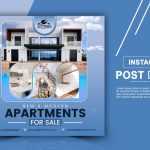 Real estate house property Instagram post or square web banner template - Download Grátis Real estate house property Instagram post or square web banner template