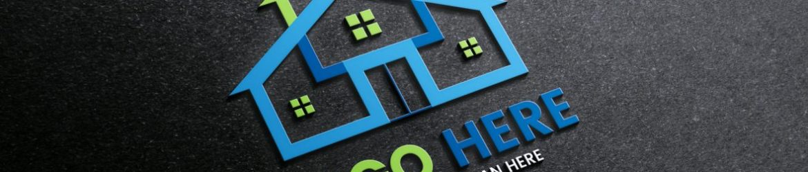 Realistic 3D Logo Mockup With Black Paper