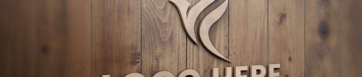 Realistic 3D Wooden Logo Mockup PSD Realistic 3D Wooden Logo Mockup PSD