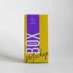 Rectangle Cardboard Box Design Mockup - Download Grátis Rectangle Cardboard Box Design Mockup