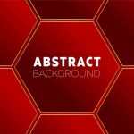 Red Abstract Background with Hexagons - Download Grátis Red Abstract Background with Hexagons