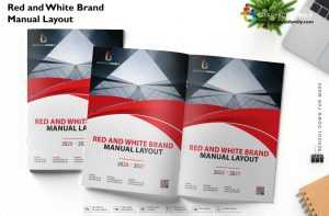Red and White Brand Manual Layout