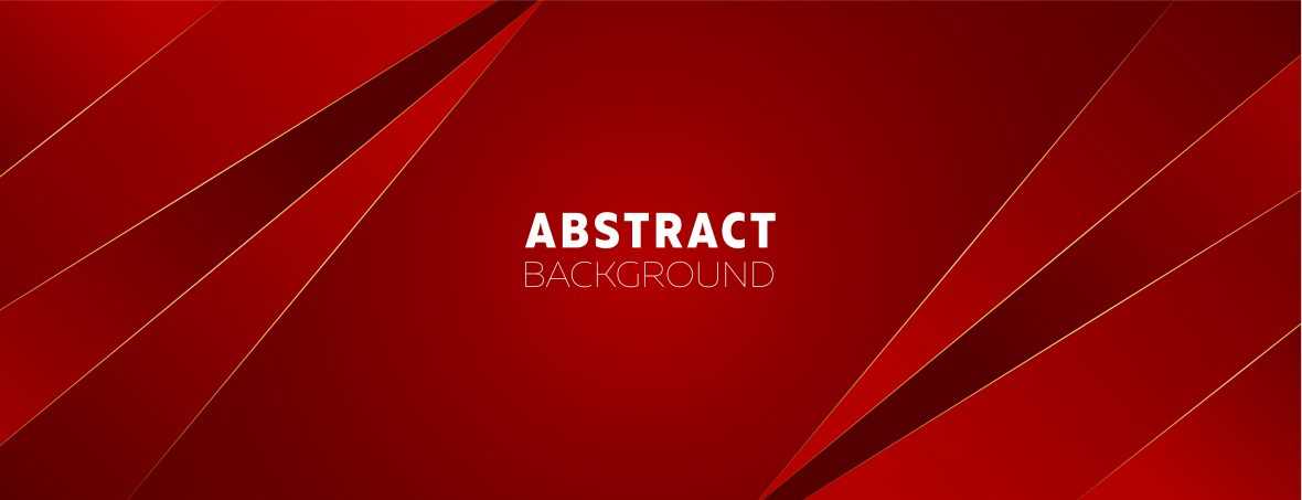 Red Background with Triangles