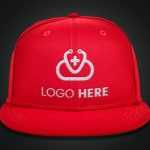 Red Cap Logo Mockup