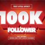 Red Silver Elegant Bold Text Effect