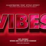 Red Vibes Text Effect - Download Grátis Red Vibes Text Effect