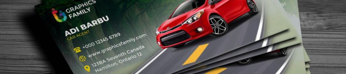 Rent a Car Business Card Design