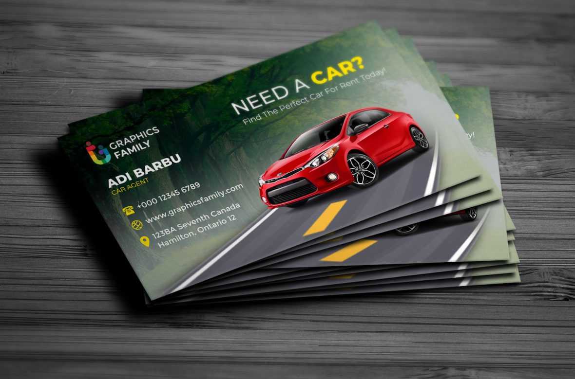 Rent a Car Business Card Design