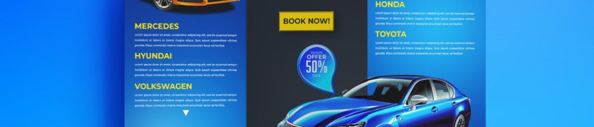 Rent A Car TriFold Design