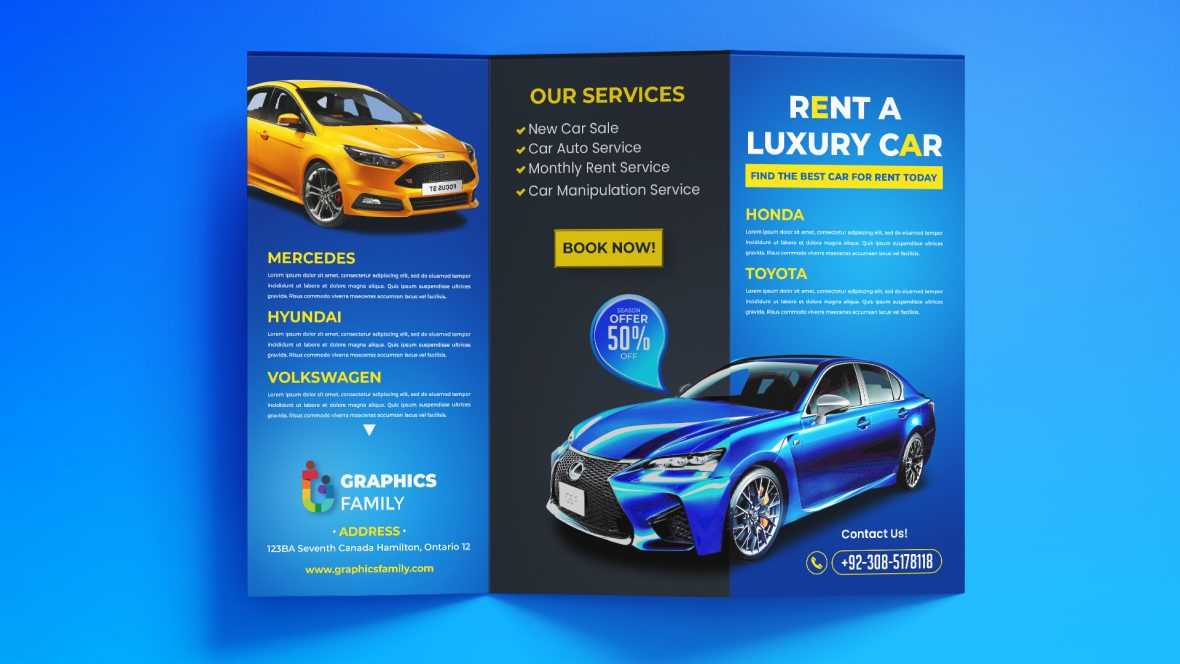 Rent A Car TriFold Design