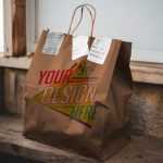 Restaurant Delivery Eco Bag Design Mockup - Download Grátis Restaurant Delivery Eco Bag Design Mockup