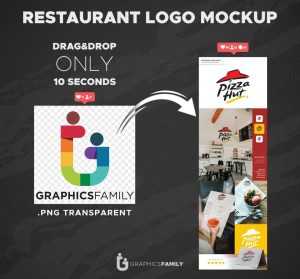 Restaurant Logo Mockup Template