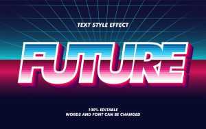 Retro Color Text Effect