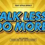 Retro Layered Blue Text Effect