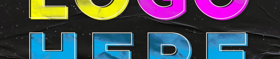 Retro Logo Mockup