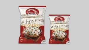 Rice Bag Packaging Design in Photoshop Product Label Design