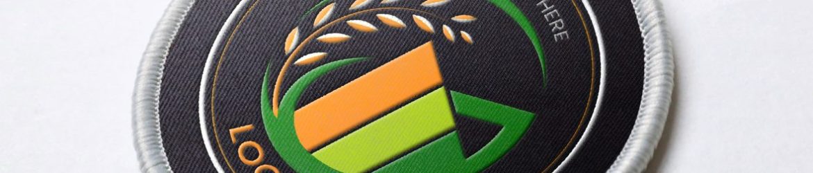 Rounded Textile Logo Mockup