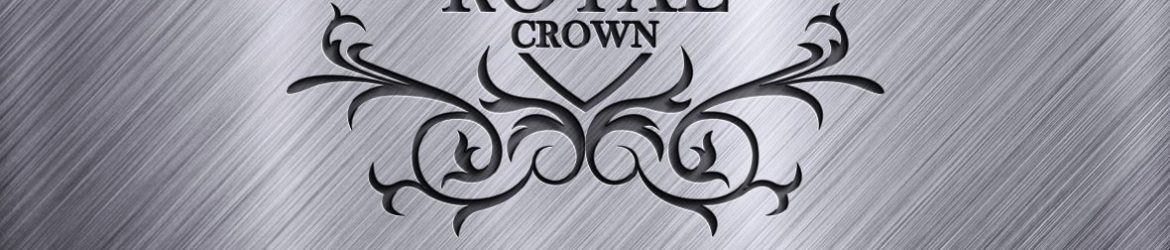 Royal Logo Concept Design With Crown Shape
