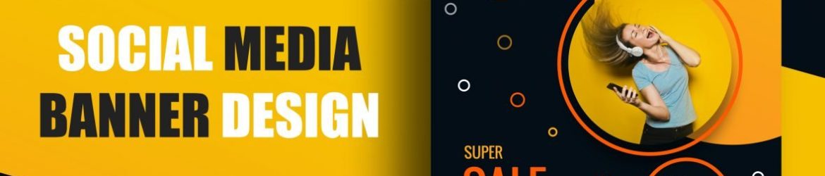 Sale Social Media Banner Design Vector Template