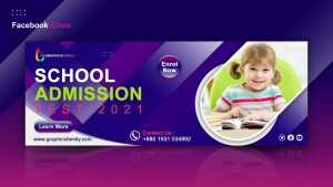 School and Education Facebook Cover Template
