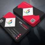 School Business Card Design Free PSD Template