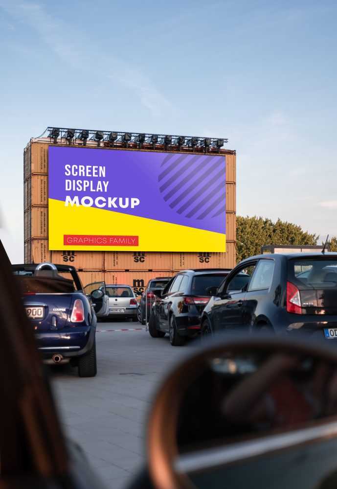 Screen Display Design Mockup