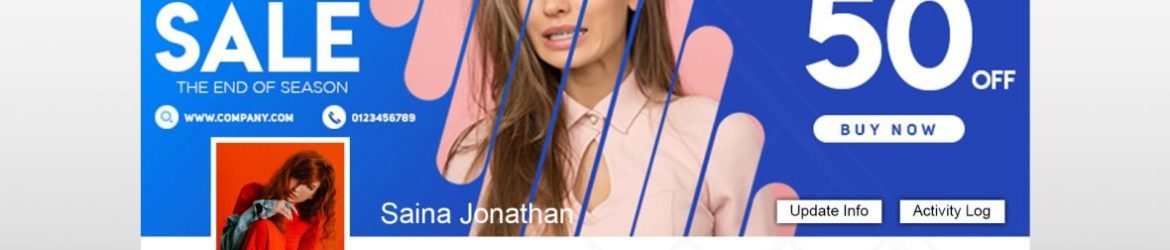 Season Sale Shop Facebook Cover Design